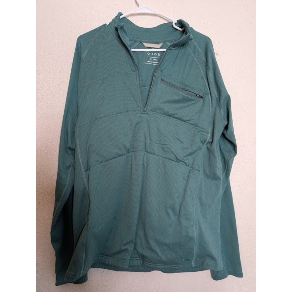 Oros Mens XL Explorer 1/4 Zip Meadow Huckberry Undefined‎ Outdoors Hiking Jacket